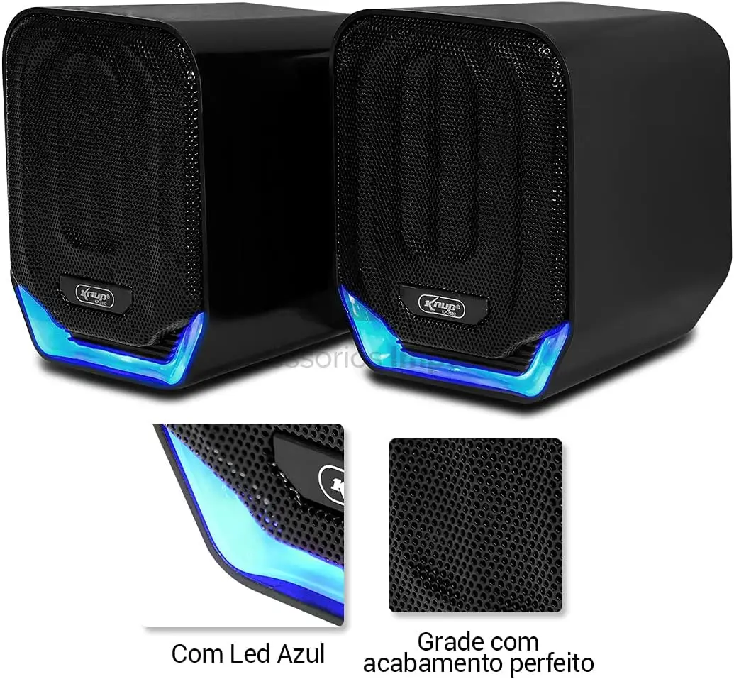 

2023 NEW Caixinha de Som para PC Celular Notebook P2 Usb