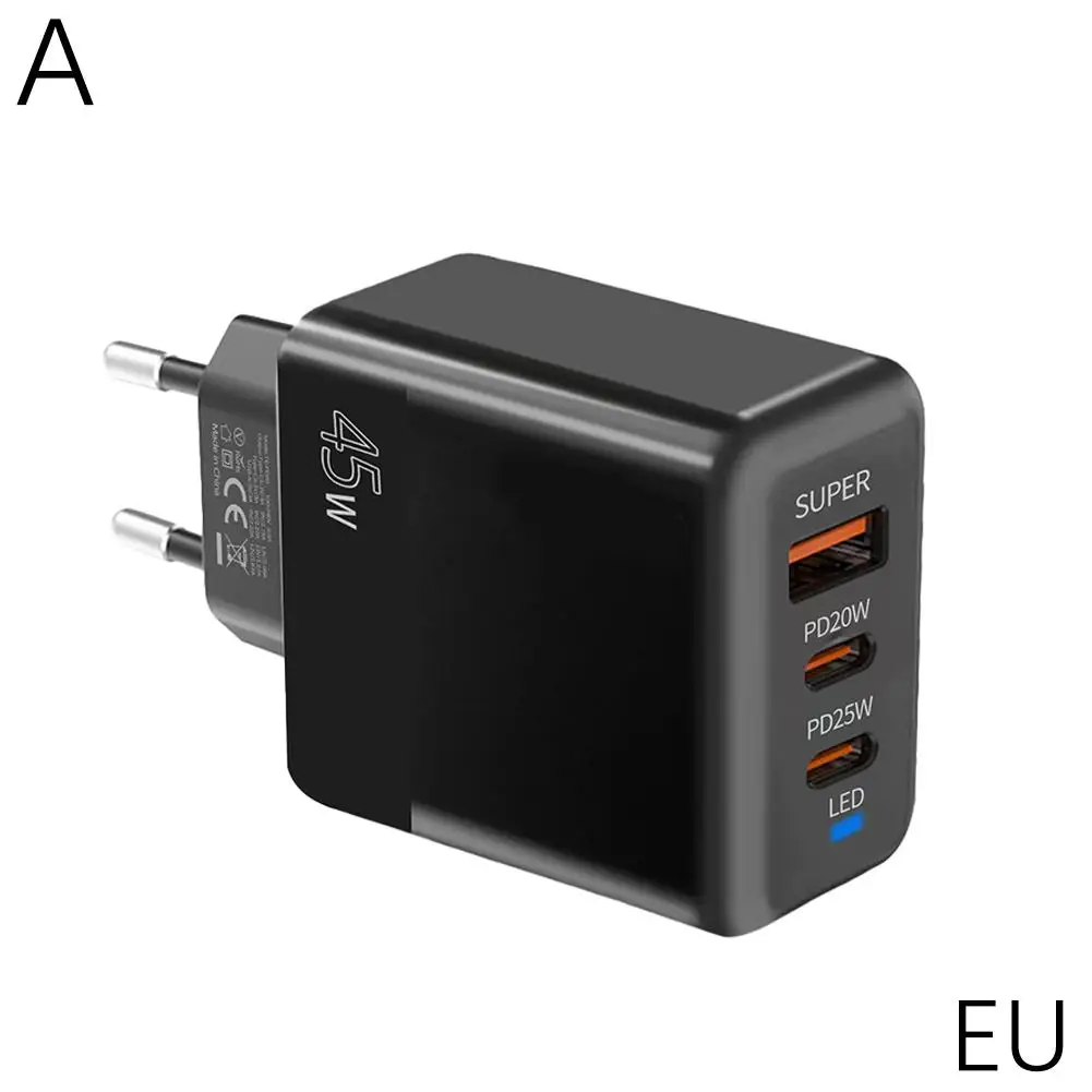 Зарядная головка для ЕС/США/Великобритании USB-разъем быстрая зарядка с полным