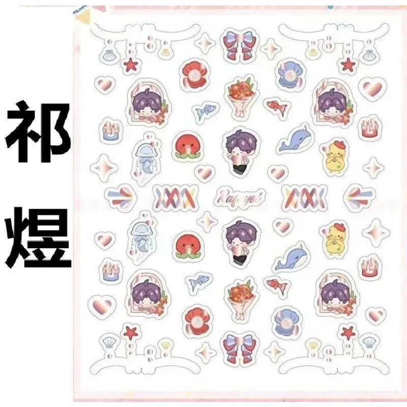 

Новые наклейки для ногтей «Любовь и глубокий пространство» Xavier Zayne Rafayel ralayo Sylus Caleb граффити наклейки для ногтей наклейки подвески маникюрный декор