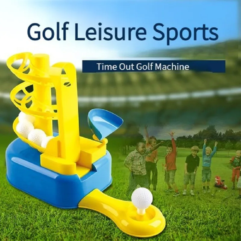 Pitching Machine Durable Teens Adults Kids Practice Auto Launcher Player Golfball Dispenser Exercise Training Aid