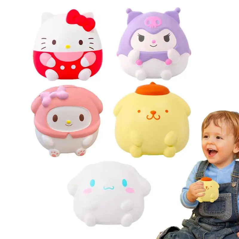 

Cute Squishys Toy 5Pcs Cute Mini Squishys Toy Antistress Ball Squeeze Slow Rebound Toy Stress Relief Toys