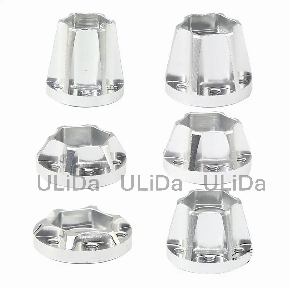 

2PCS Aluminum Alloy 12mm Wheel Hex Hub 6/9/12/15/18/22mm For 1/10 RC CAR 1.9" 2.2" CC01 SCX10 TRX4 D90