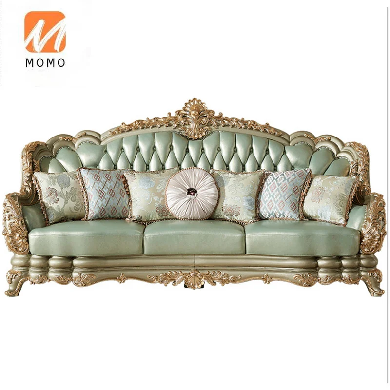 Top Quality french Style Sofa,furniture living room Luxury European Classic Furniture 7 seats sofa set