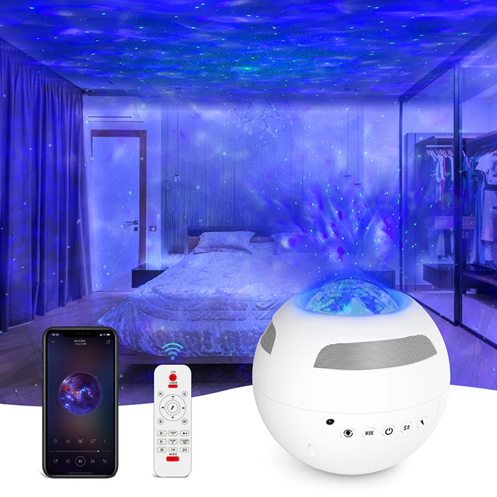 

Projector Rotating LED Night Light Planetarium Children Bedroom Star Night Lights Moon Gift Lamp Room Decorations