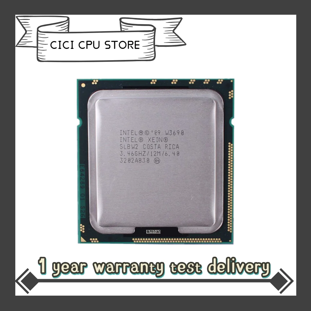 

Intel Xeon W3690 3.4GHz Six-Core Twelve-Thread CPU Processor 12M 130W LGA 1366