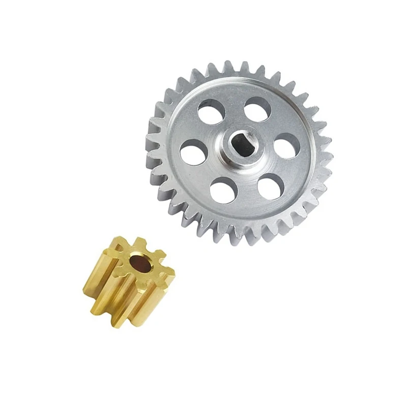 

0,5 Модуль 8T & 32T Металлическая Коробка передач для Axial SCX24 Gladiator JLU Bronco C10 Deadbolt 1/24 обновленный Радиоуправляемый гусеничный автомобиль