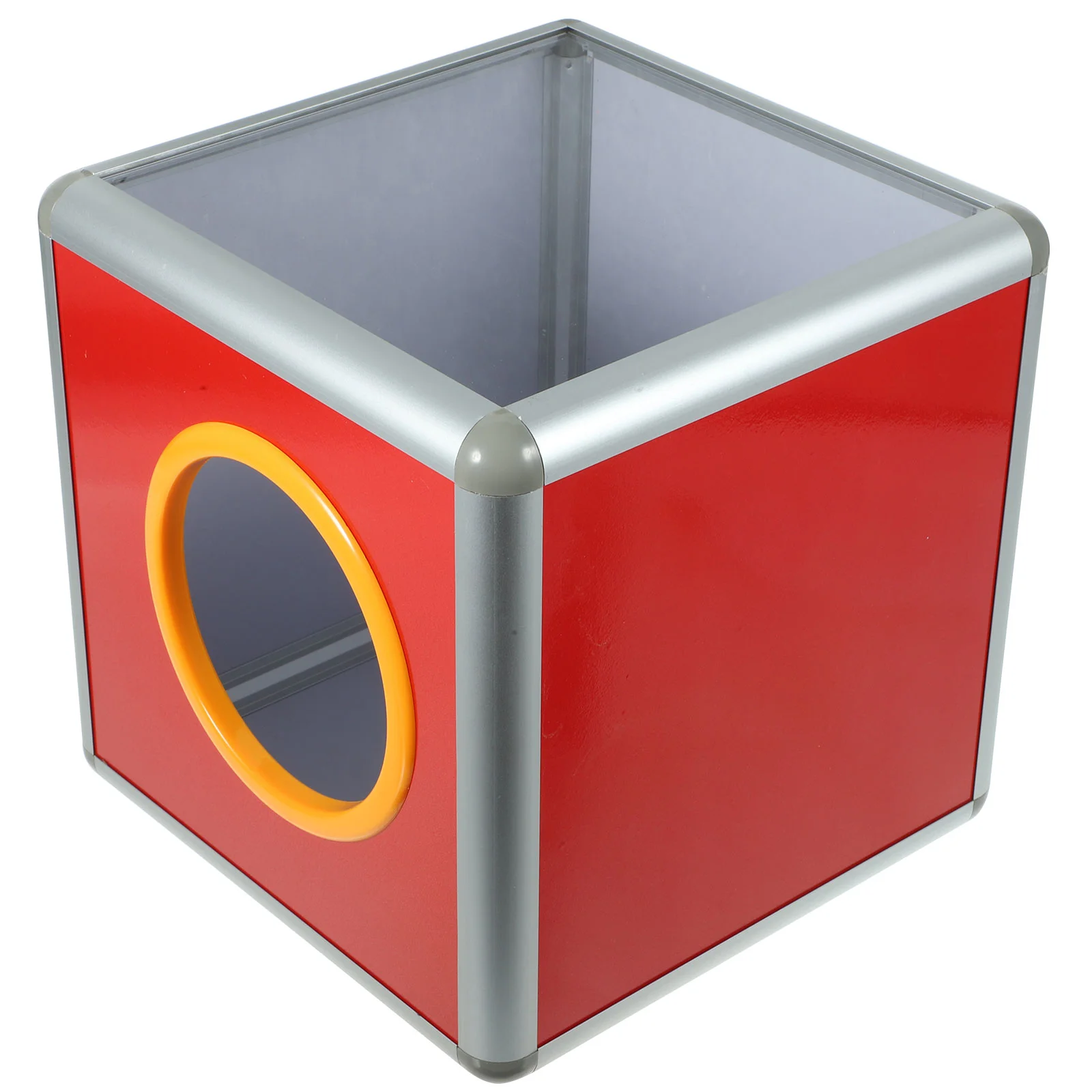 

Raffle Ticket Transparent Lottery Box Office Accessories Work Desk Acrylic Paper Case