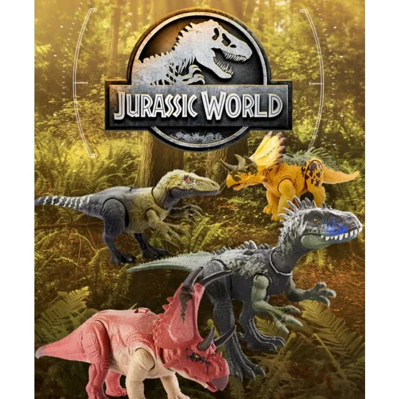 Оригинальный Mattel Jurassic World Dinosaur Parasaurolophus аниме экшн-фигурка модель игрушки
