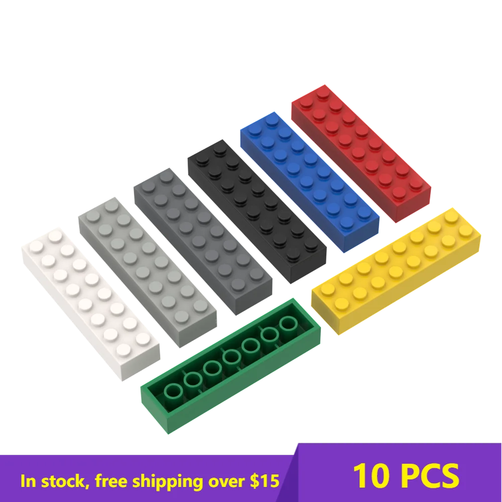 10 шт Мпц 93888 BricksThick 2x8 точки образования с возможностью креативного самостоятельного выбора между игрушки стойка дисплея картона для строительных блоков Детские пластиковые фигурки Compatible3007