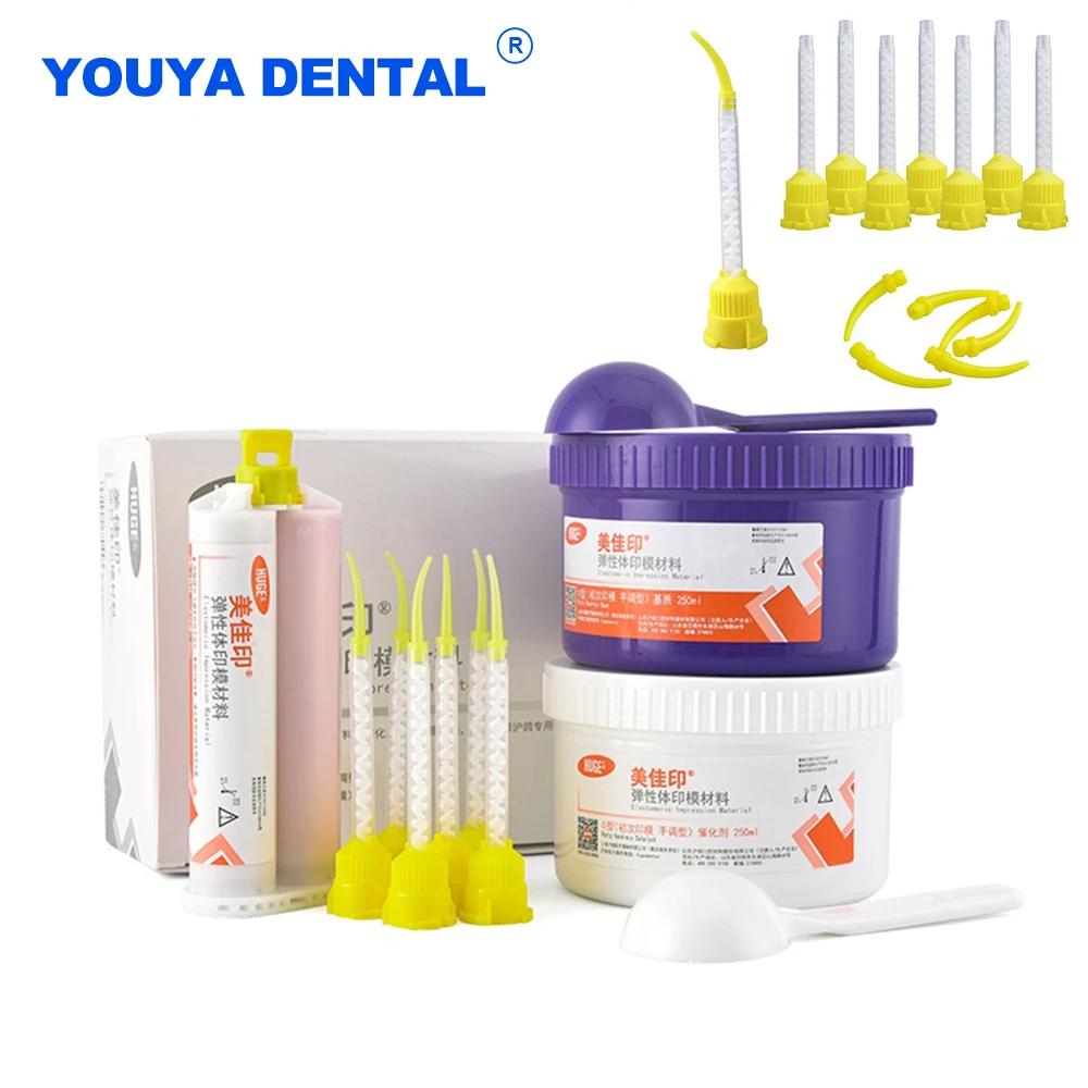 Dental Impression Kit Silicone Light Body Putty Molding Material Hydrophilic Addition Polymerization Oral Hygedent Dentistry