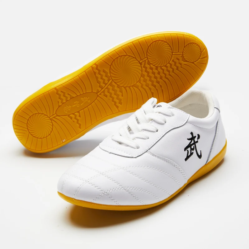 

Унисекс, мягкая кожа, обувь кунг-фу, Тай-Чи, женские спортивные кроссовки с вышивкой