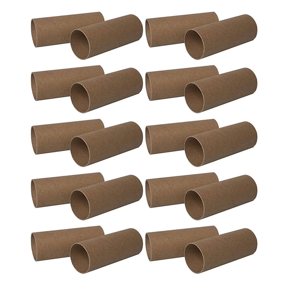 

20pcs Round Paper Tube Kindergarten Paper Tubes DIY Graffiti Materials