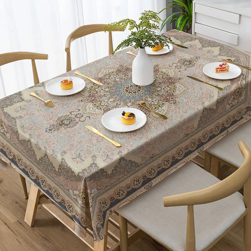 

Домашний декор, скатерть с экзотическим узором, ресторан, кухня, скатерть для гостиной, украшение для дома, украшение для вечеринки