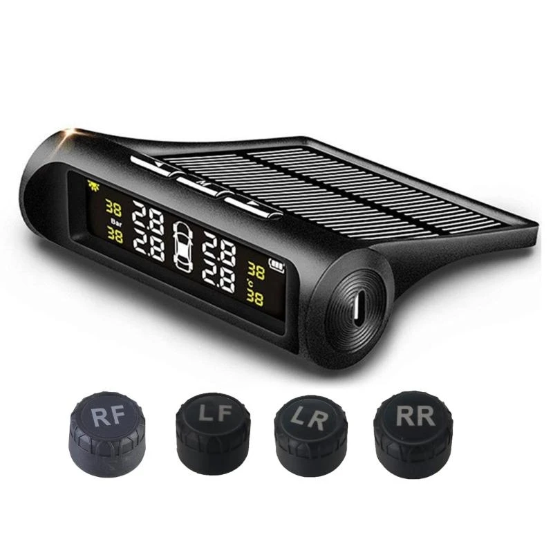 TPMS Система контроля давления в автомобильных шинах Беспроводная регулировка устройства безопасности на солнечной энергии Прочные внешние датчики (art.: 3920cdaeab01a) - 3920cdaeab01a