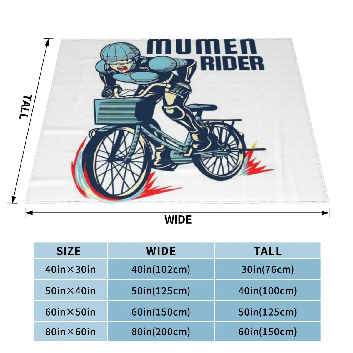 Hero Mumen Rider An Ultra-Soft Micro Fleece Blanket