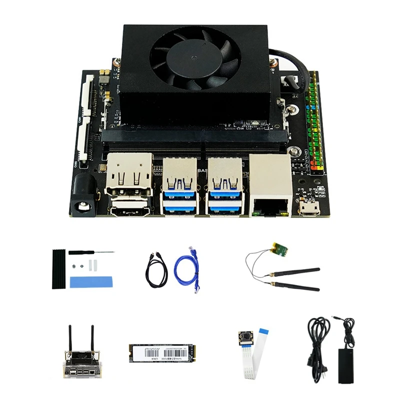 

For Jetson TX2 NX Developer Board Kit+Camera AI Motherboard (US Plug)