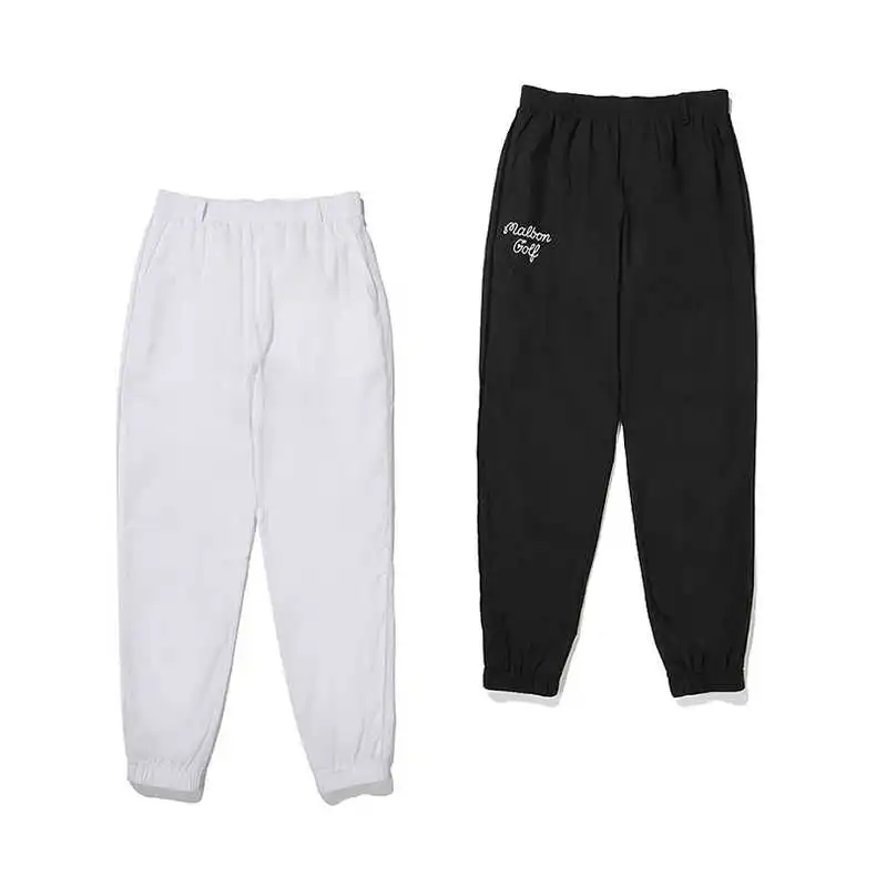 

Гольфовые осенние брюки, нейлоновые женские быстросохнущие повседневные свободные спортивные брюки с буквенным принтом, корейские колгот...