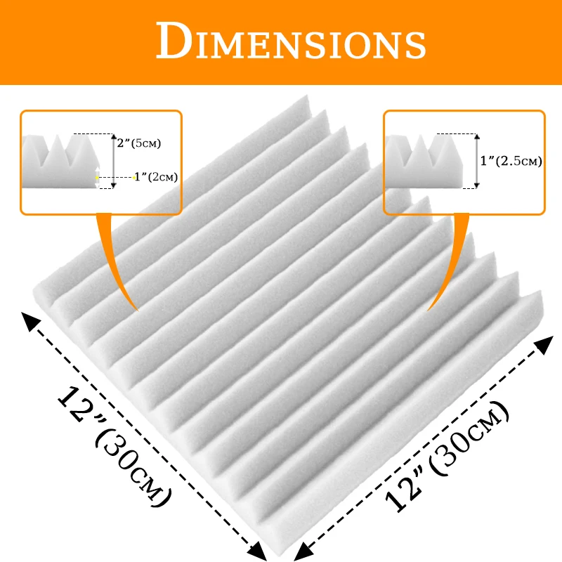 Комнатная Звукоизоляционная панель TOUO 6-24 шт. домашняя изоляционная настенная