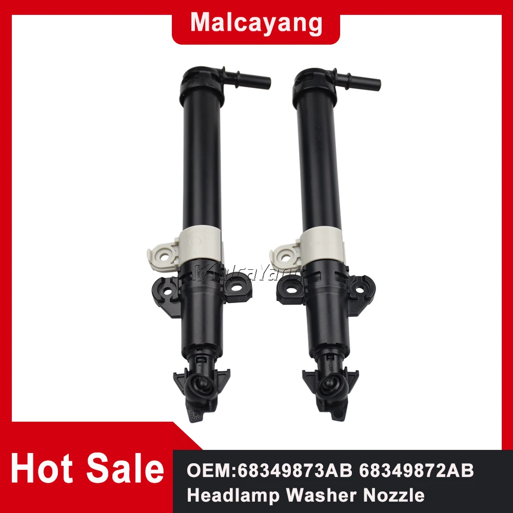 

Car Headlight Cleaning Gun Headlamp Washer Spray Nozzle For Jeep Grand Cherokee 2016-2021 68349873AB 68349872AB