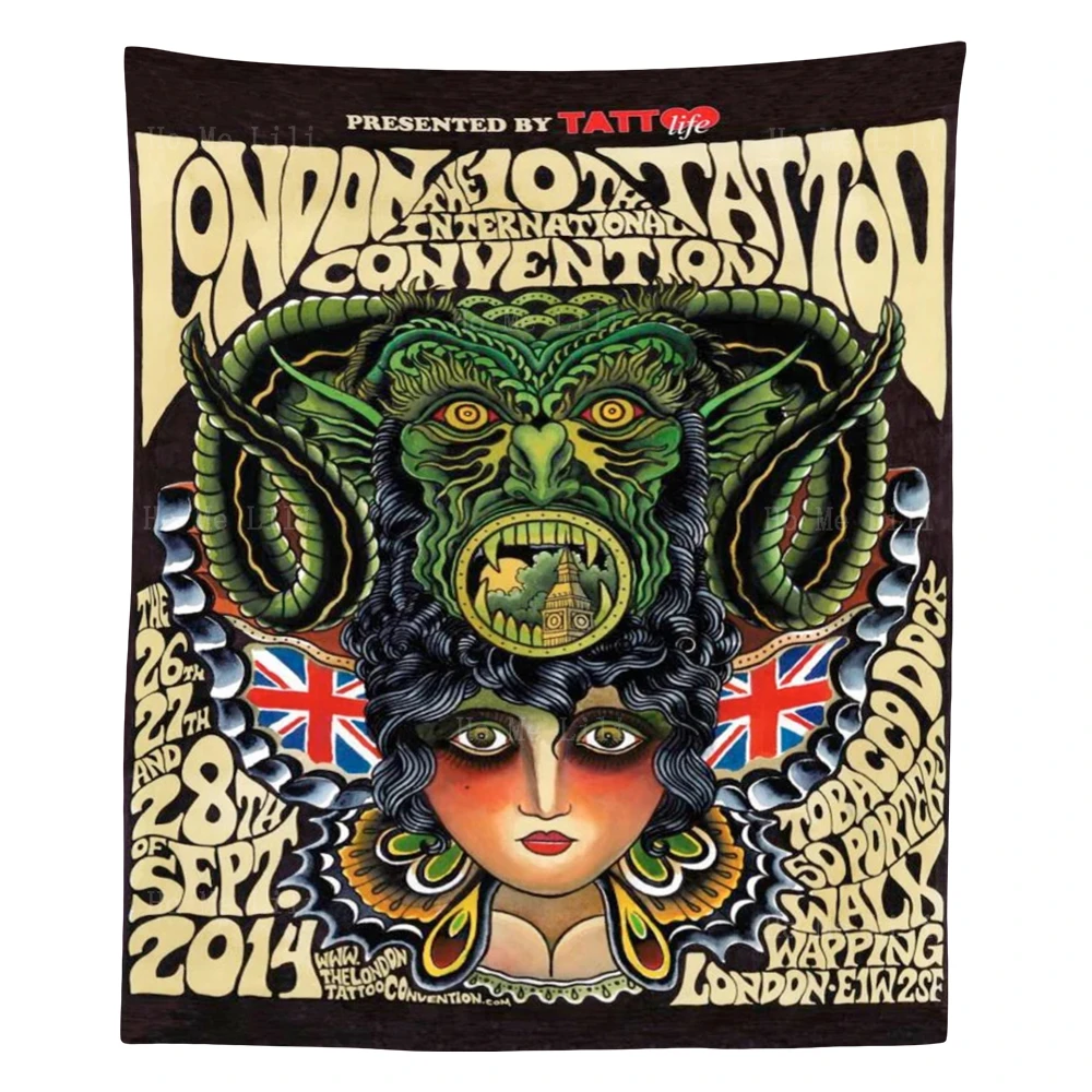 Великолепный Британский злодей из Лондона страшный Женский творческий постер в