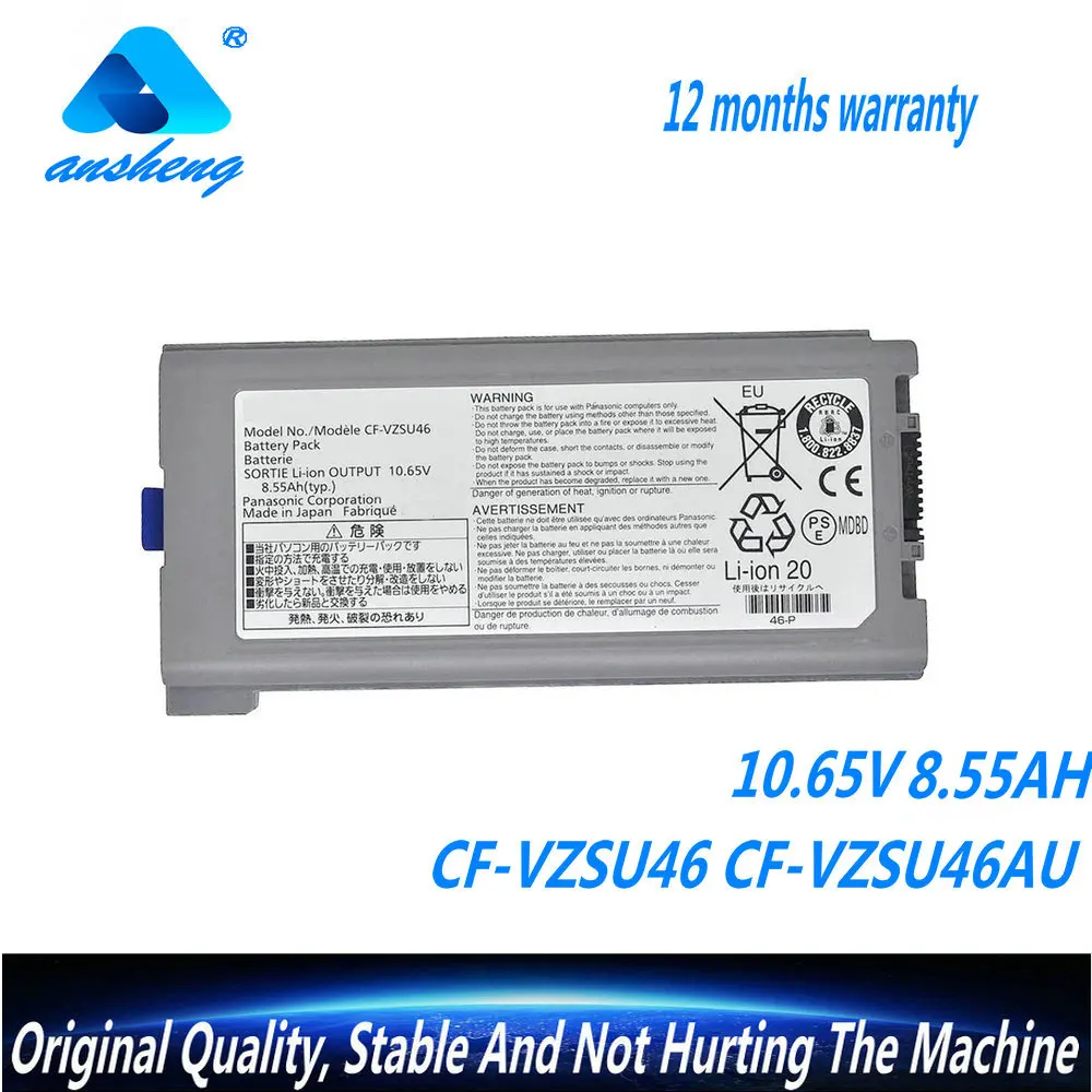 

Genuine CF-VZSU46 Laptop Battery For Panasonic Toughbook CF-30 CF-31 CF-53 CF-VZSU46AU CF-VZSU46U CF-VZSU46S 10.65V 87WH