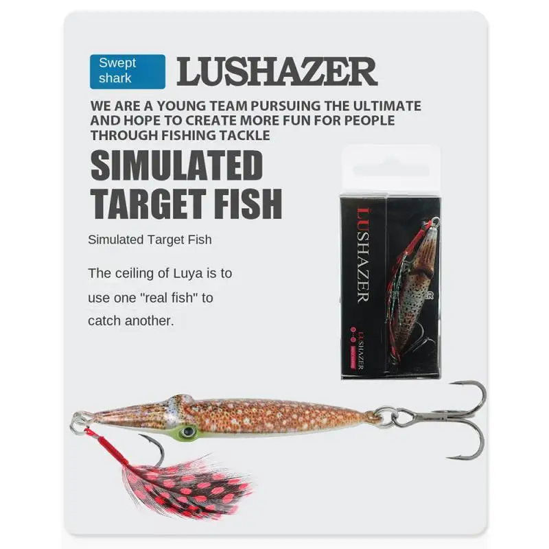 

Squid iron plate 21g3D inkjet real fish scale bionic color Luya bait far cast freshwater sea fishing cocoon