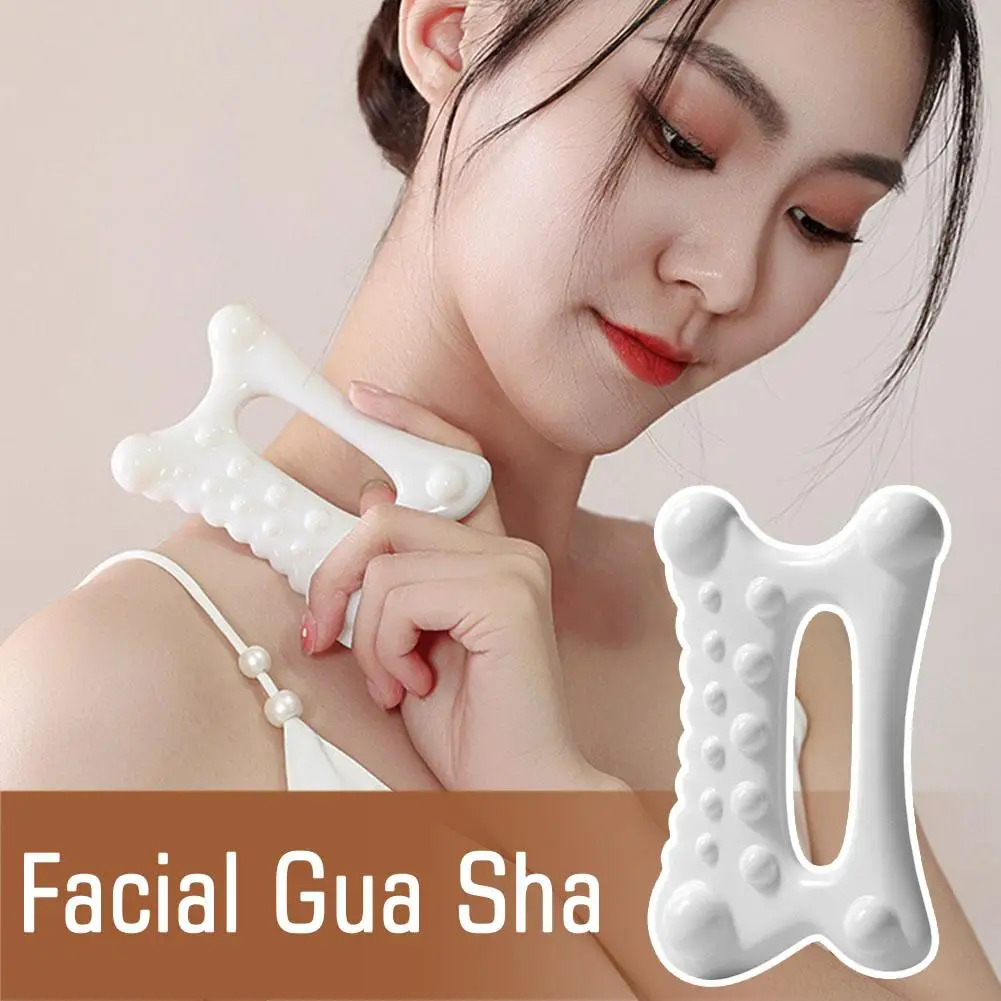

Facial Gua Sha Massage Board Resin Reduce Fat Static Care Full Scraping Health Beauty Face Plate Free Skin Body Z6E7