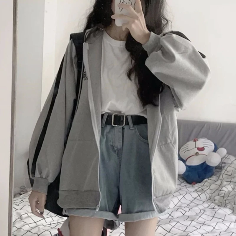 

New Women Winter Casual Oversized Hoodies Sweatshirts Long Sleeve Female Streetwear Preppy Style Loose Fleece Clothes Sweatshirt