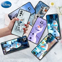 olaf snowman frozen case for xiaomi redmi note 11 10 9s 9 pro 9c 8t 8 k40 7 7a 8a 9a phone cover soft shockproof fundas
