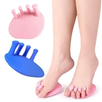 1 pair toe separator soft breathable protective arch training ox leg corrector toe splitter health care thumb valgus corrector