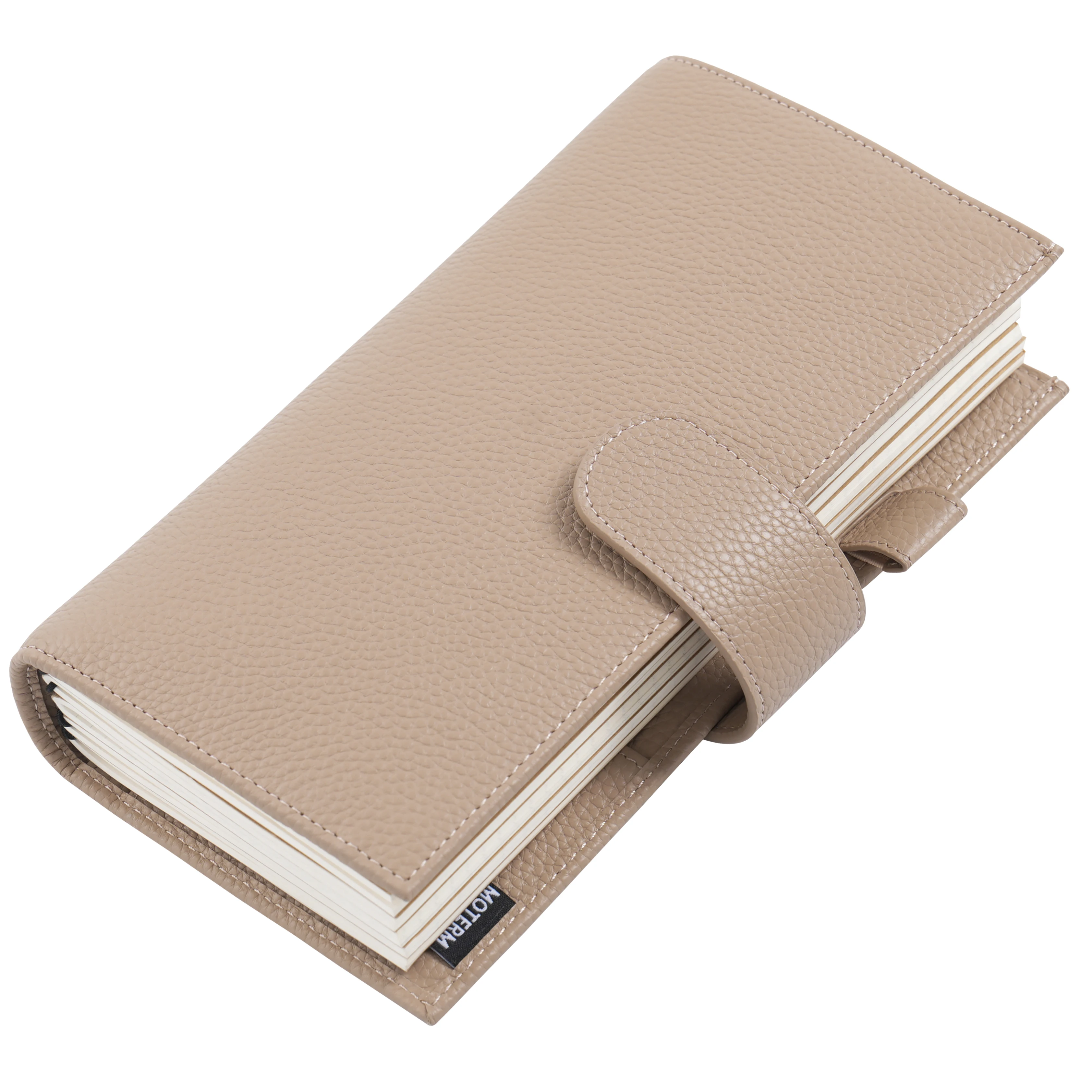 Журнал путешествий Moterm Companion, органайзер стандартного размера для ноутбука из натуральной воловьей кожи с задним карманом и застежкой