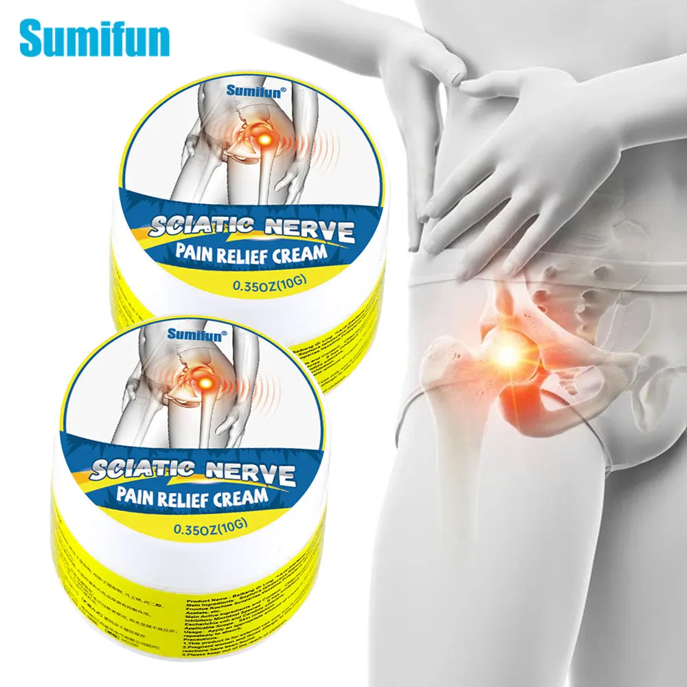 

Медицинский крем Sumifun для снятия боли в седалищных нервах, ортопедический пластырь для лечения онемения бедер, ног и талии