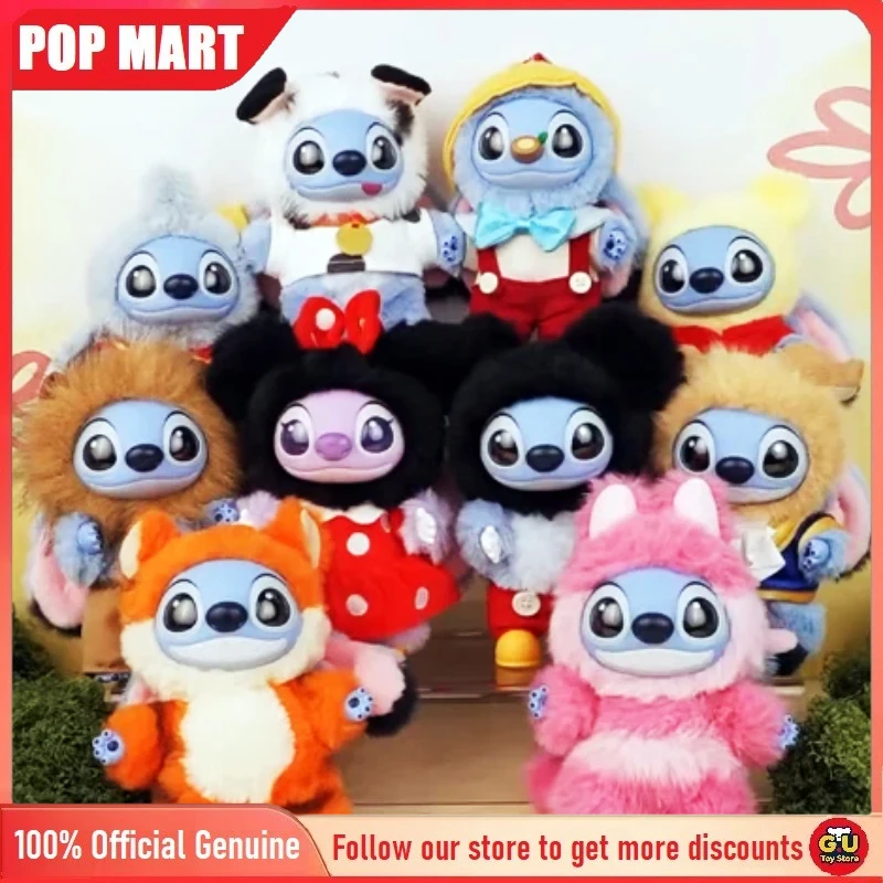Фото POPMART Disney Stitch Adventure Series: Виниловый плюшевый брелок-сюрприз (Blind Box) — коллекционная игрушка-подарок для фанатов аниме, детей и коллекционеров №1