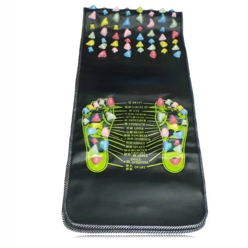 

Foot Massager Reflexology Walk Stone Foot Leg Pain Relieve Physiotherapy Chinese Health Care Acupressure Mat Pad Massageador