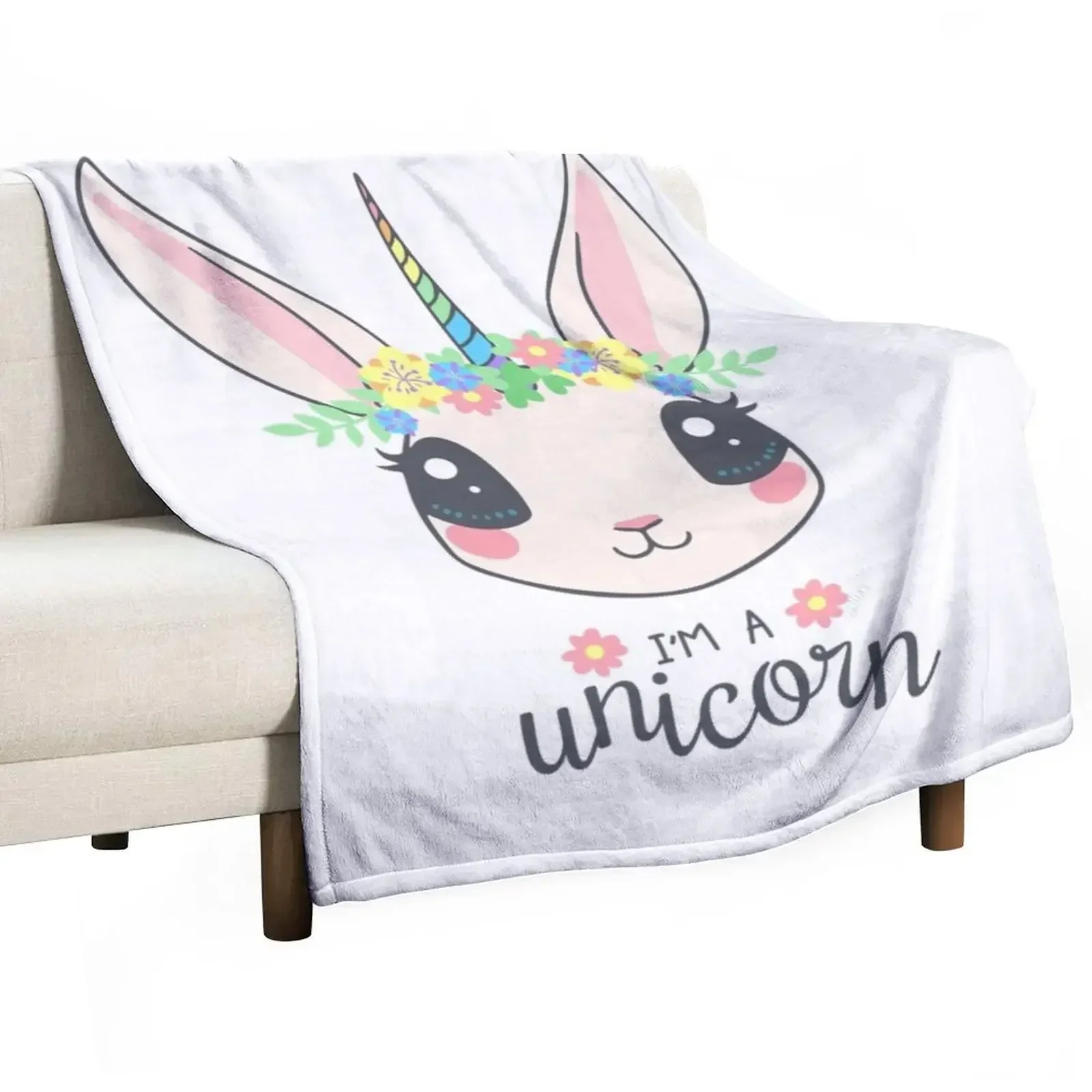 Одеяло I Am A Unicorn спальный мешок кровать модные милые клетчатые одеяла люксового