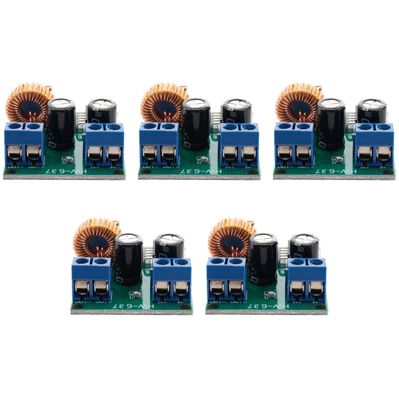 

5X DC-DC Adjustment Voltage Voltage Voltage Voltage Power Module Board 3V5V12V To 19V24V30V36V