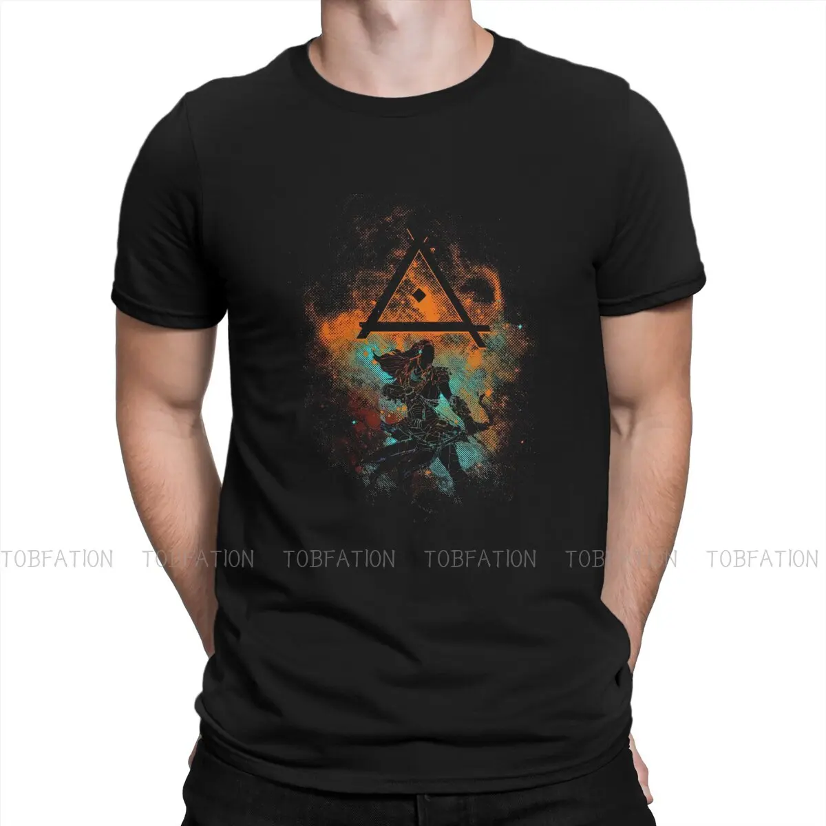 

Horizon Forbidden West Game Pure Cotton TShirt Cool Basic T Shirt Oversized Men Tee Shirt Printing Big Sale