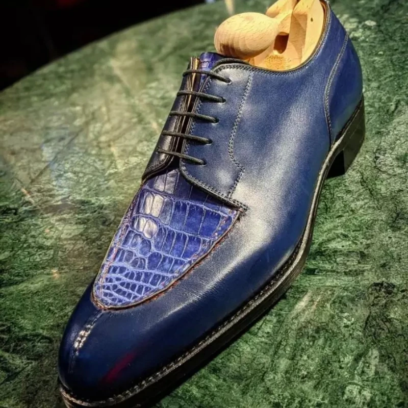 

Мужские туфли дерби на шнуровке, из ПУ кожи, оксфорды, Классическая Повседневная Деловая обувь, удобные офисные туфли, KD362, новинка 2021