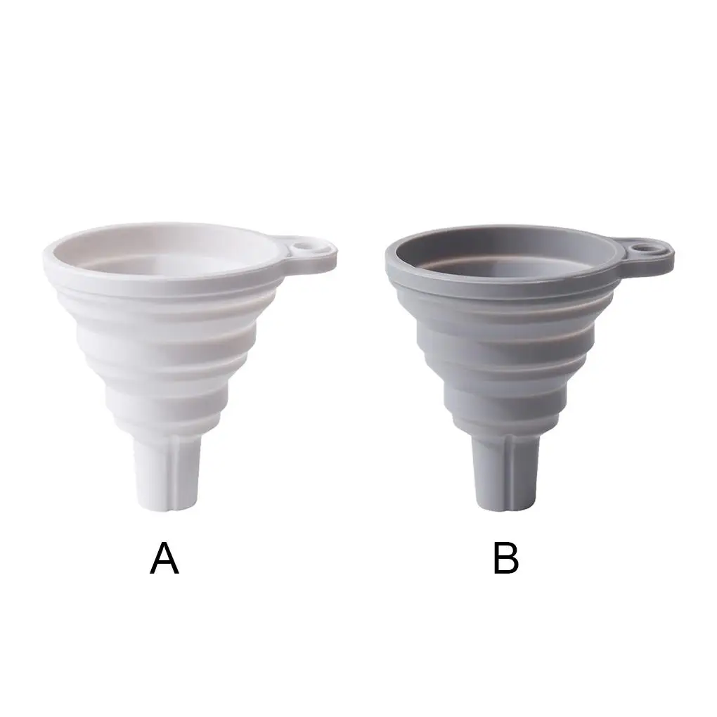 Kitchen Funnel Water Filling Bottle Mini Foldable Collapsible Flask Hopper Durable Applicable for Fluid Filtration Loading Usage