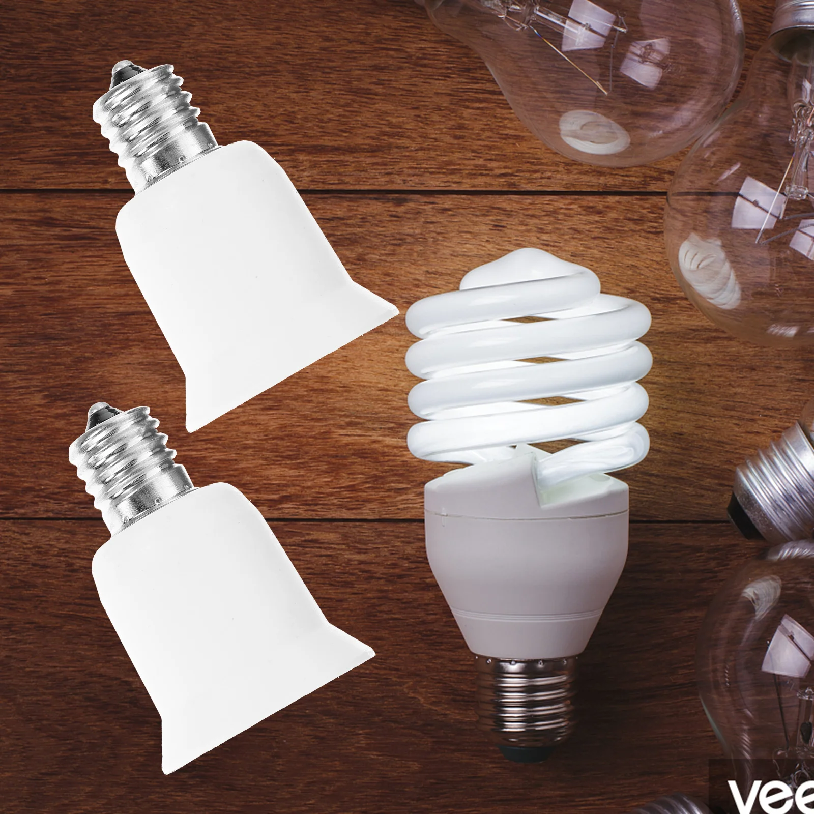 3 шт. преобразователь цоколя держателя лампы преобразователи лампочек E17 в E27