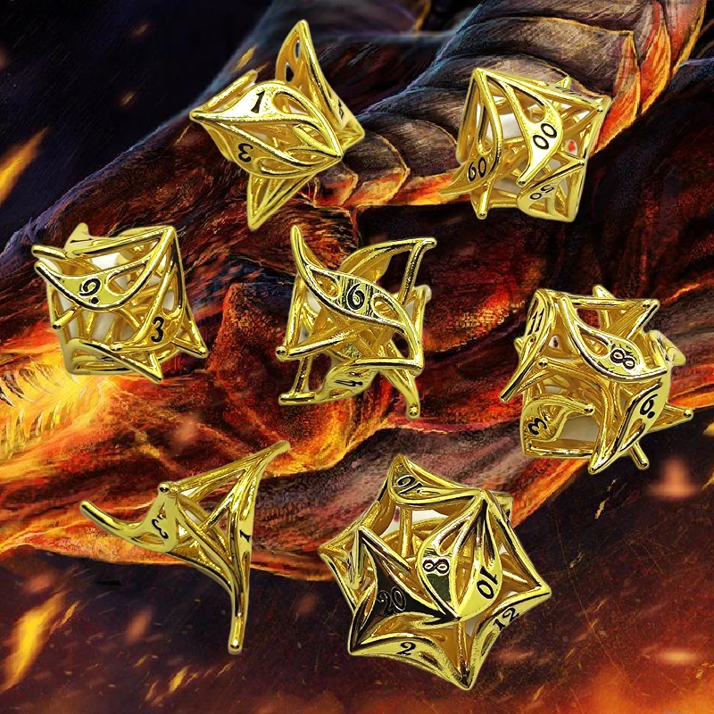 

New auspicious flower metal digital dice, D20 dice, DND polyhedron dice, PRG dice set, cube dice