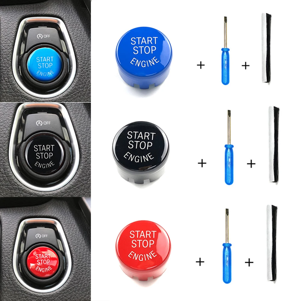 

Car Engine Start Stop Push Button Cap Cover Trim Sticker For BMW F G Series F20 F21 F22 F23 F30 F34 F10 F18 F12 F01 F13 F32 F26
