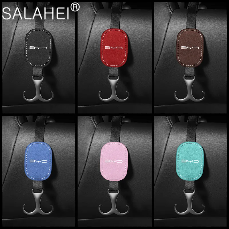 

2pcs Car Seat Headrest Back Portable Hanger Hook For BYD F3 F0 F6 S6 S8 E6 G3 G6 L3 S7 M6 Tang Song Qing Interior Accessories