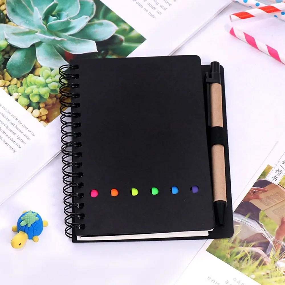 

Kraft Spiral Sketch Book Notebook Retro Coil Paper Pad Pad 70sheets Sketchbook Sketch Diary Memo Student Painting Note Journal