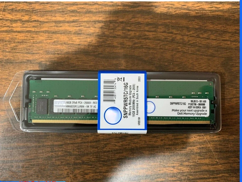

Оперативная память для сервера Dell SNPPWR5TC/16 ГБ 16 ГБ DDR4 2666 в REG AA940922