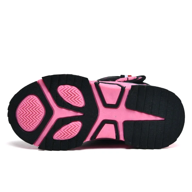 Детские зимние ботинки Зимние теплые меховые для девочек и мальчиков модные