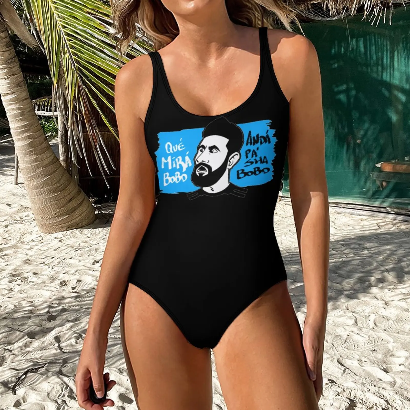 

Argentina Lioneler And Messi (16) One-piece Swimsuit Novelty Exotic Women's Bikinis Humor Graphic Swimming High Quality Swimsuit