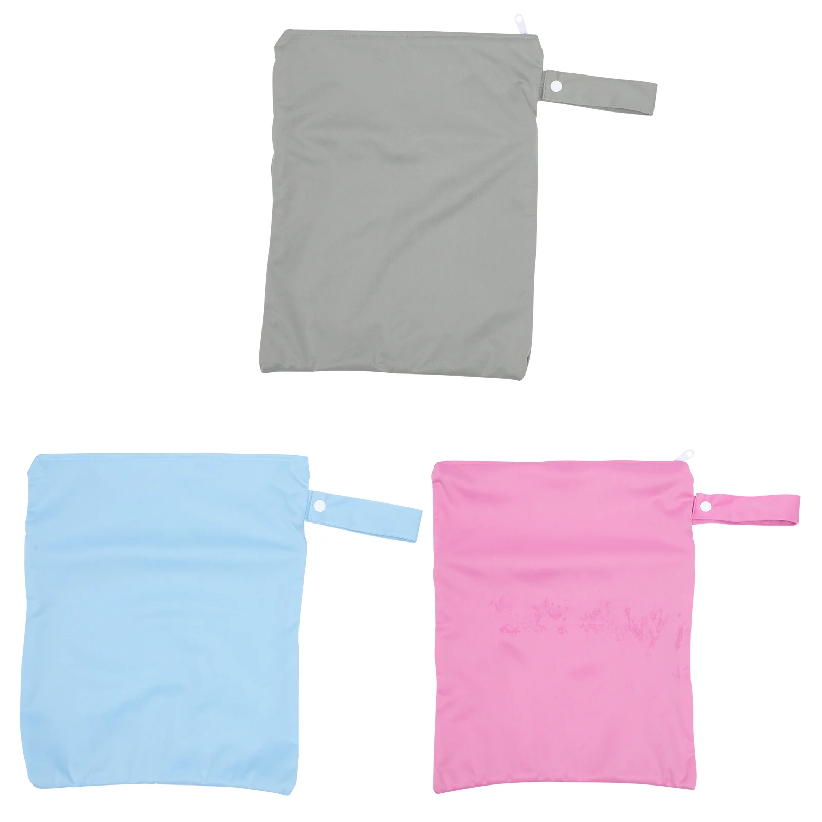 3Pcs Swimsuit Wet Dry Bag Cloth Diaper Wet Bag Waterproof Wet Dry Bag Reusable Wet Dry Bag Cloth Bag