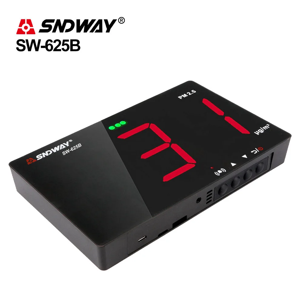

SNDWAY Mini Air Quality monit /Gas Detector/Gas analyzer/Diagnostic tool Inovafitness PM2.5 monit / SW-625B