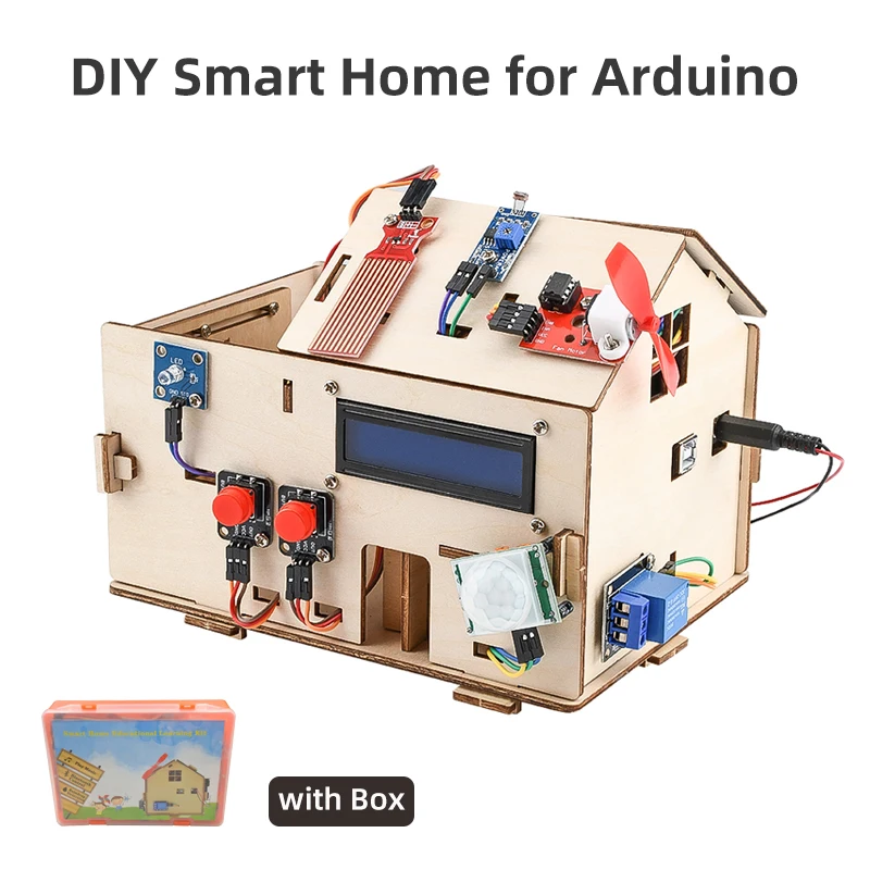 

Умный дом комплект с доска для Arduino костюм DIY + оригинальная коробка